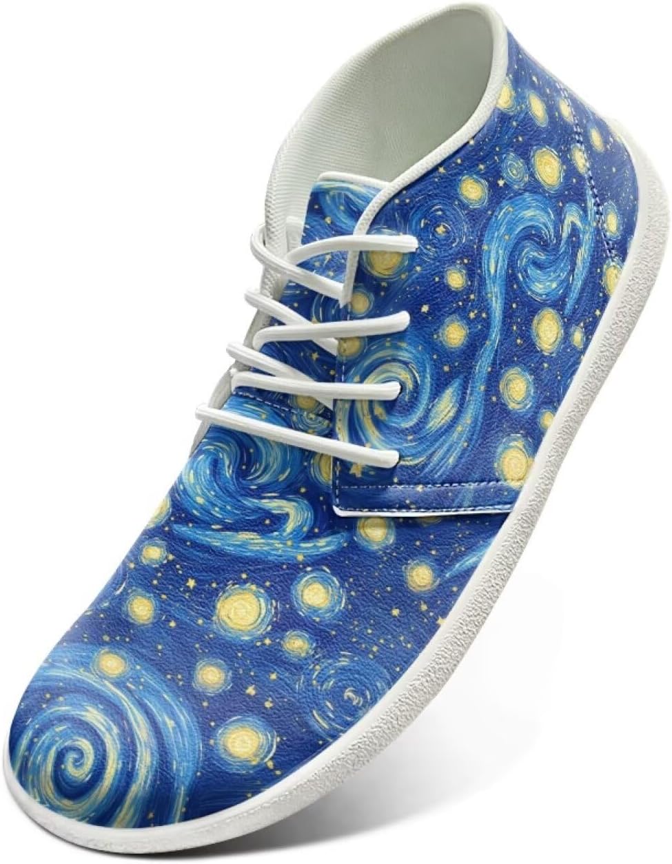 

Кроссовки Fonplted Trendy Barefoot для мужчин и женщин, походные кроссовки с широкой носочной частью, Starry Night Oil Painting