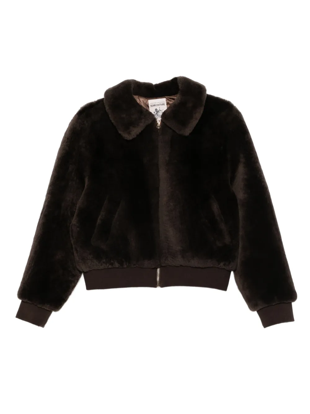 

Куртка на молнии Erika Cavallini, коричневый