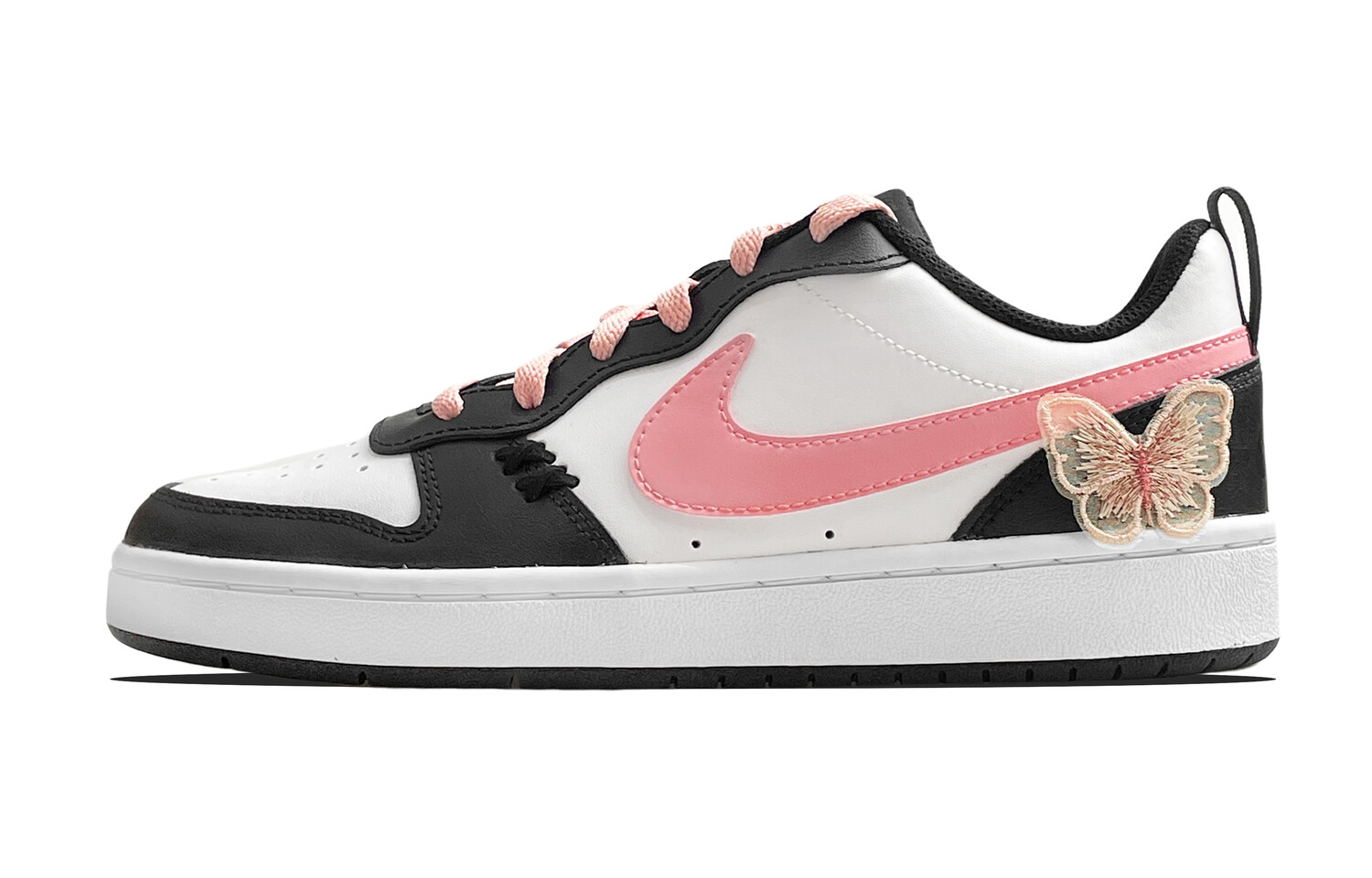 

Кроссовки Nike Court Borough Skateboard Shoes Women's Low-Top Pink, Черный, Кроссовки Nike Court Borough Skateboard Shoes Women's Low-Top Pink