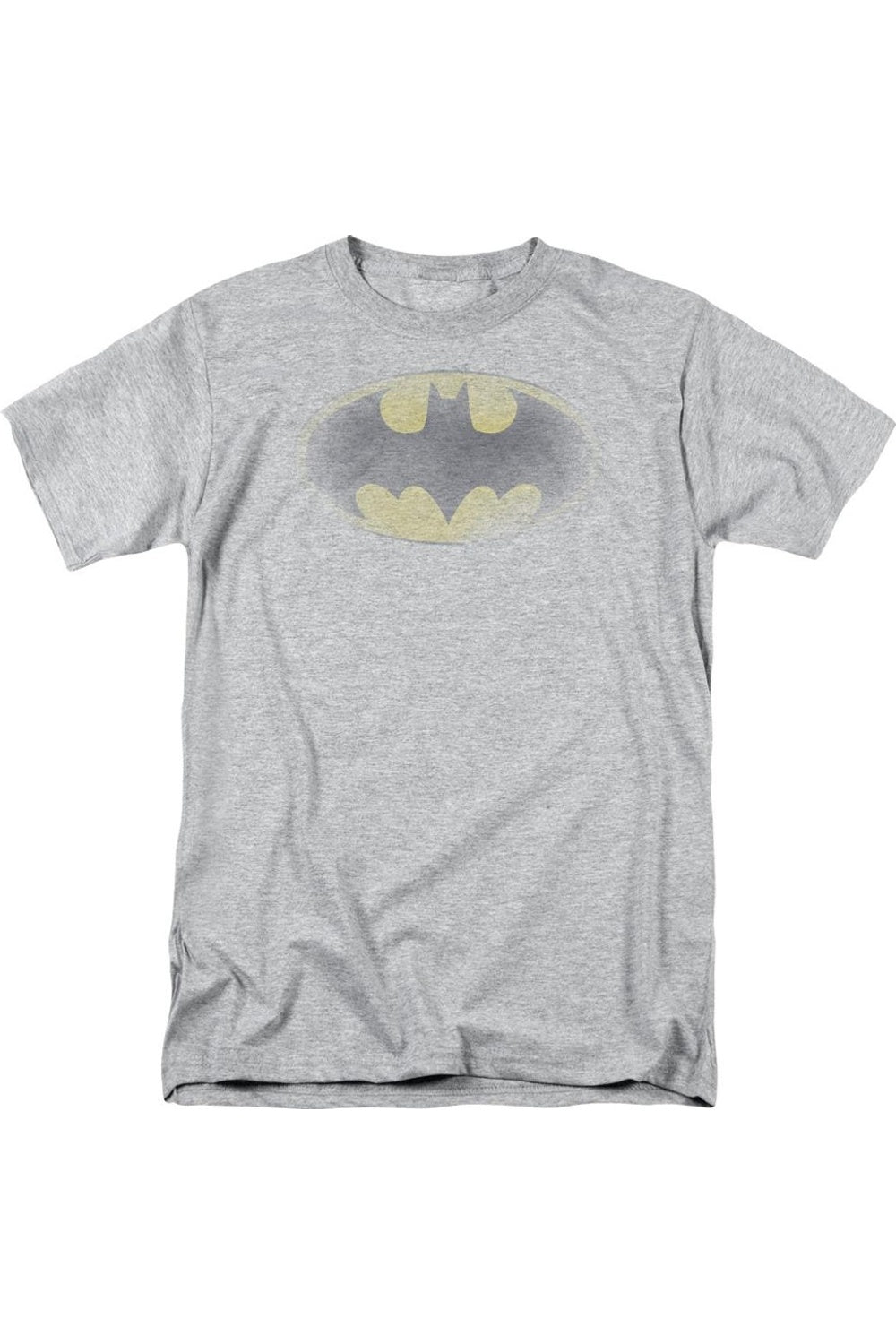 

Футболка с коротким рукавом и выцветшим логотипом Batman для взрослых Gildan, цвет athletic heather