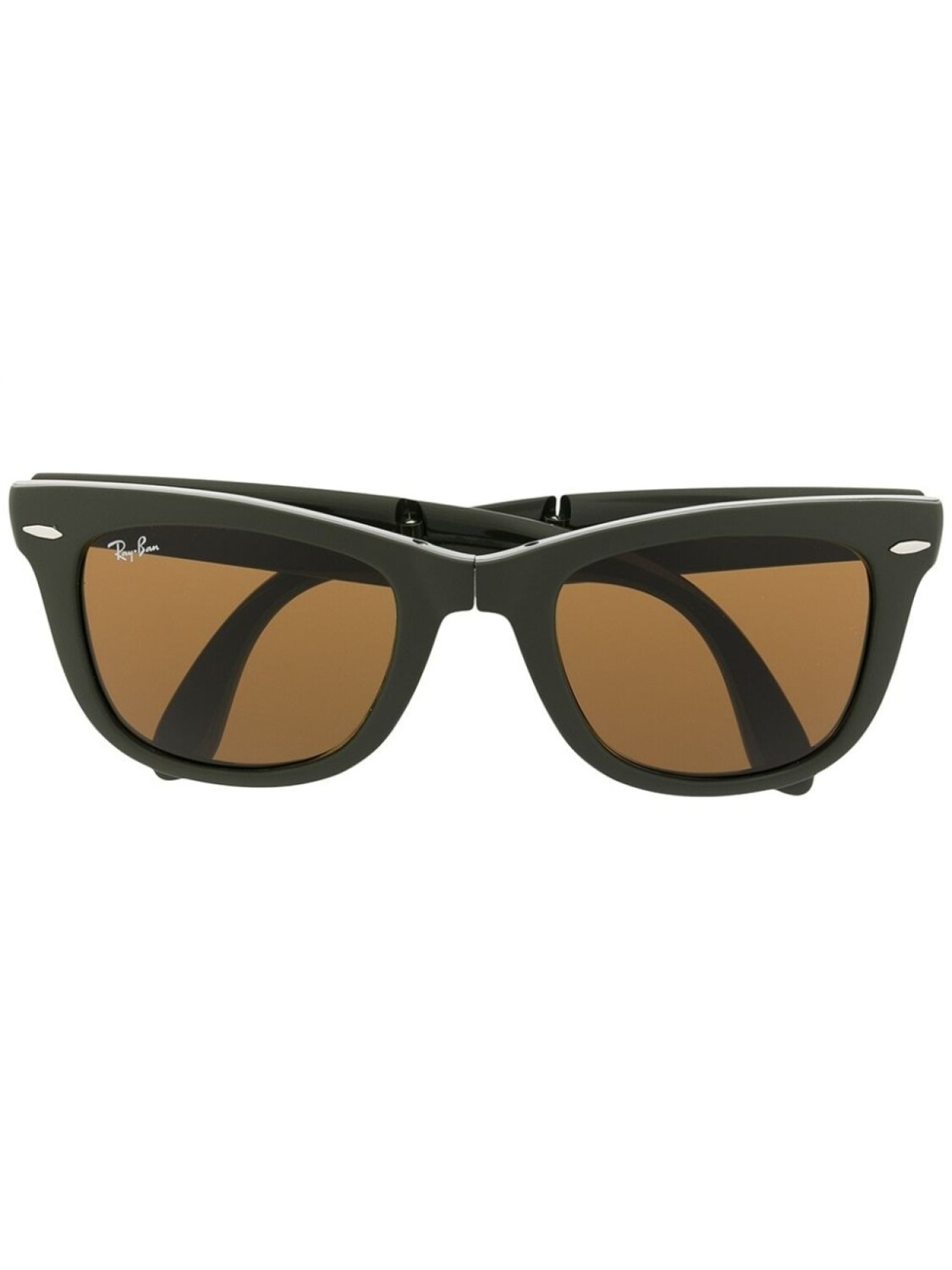 

Ray-Ban складные солнцезащитные очки Wayfarer, зеленый