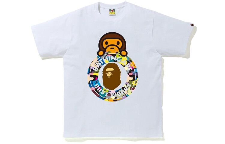 

Футболка Bape мужская A Bathing Ape, серый