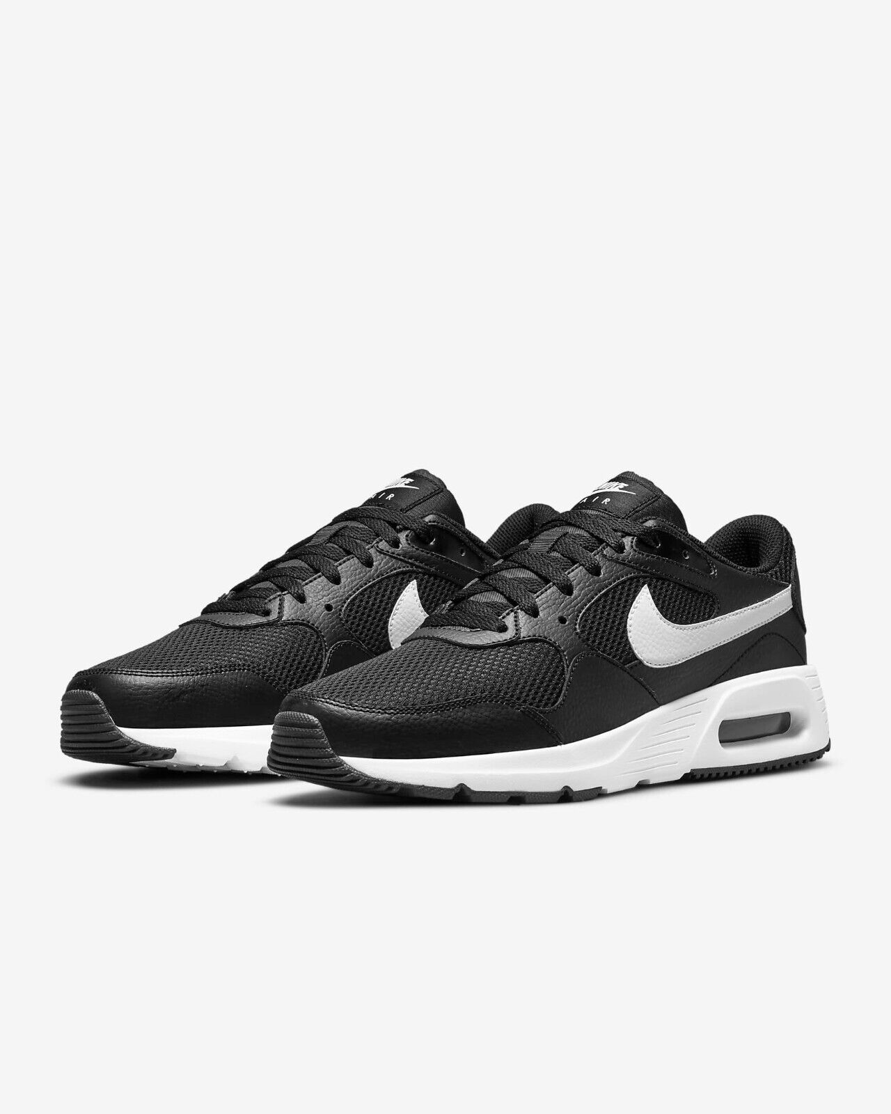 

Nike Air Max SC CW4555-002 Кроссовки Мужские Черно-белые Комфортные Низкие Беговые