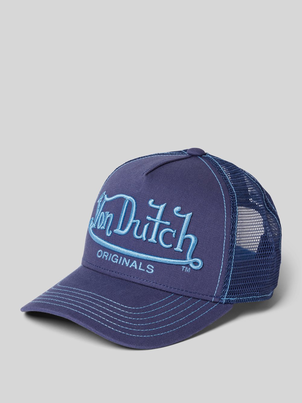 

Кепка с вышитой этикеткой «RIVERSIDE» Von Dutch, темно-синий
