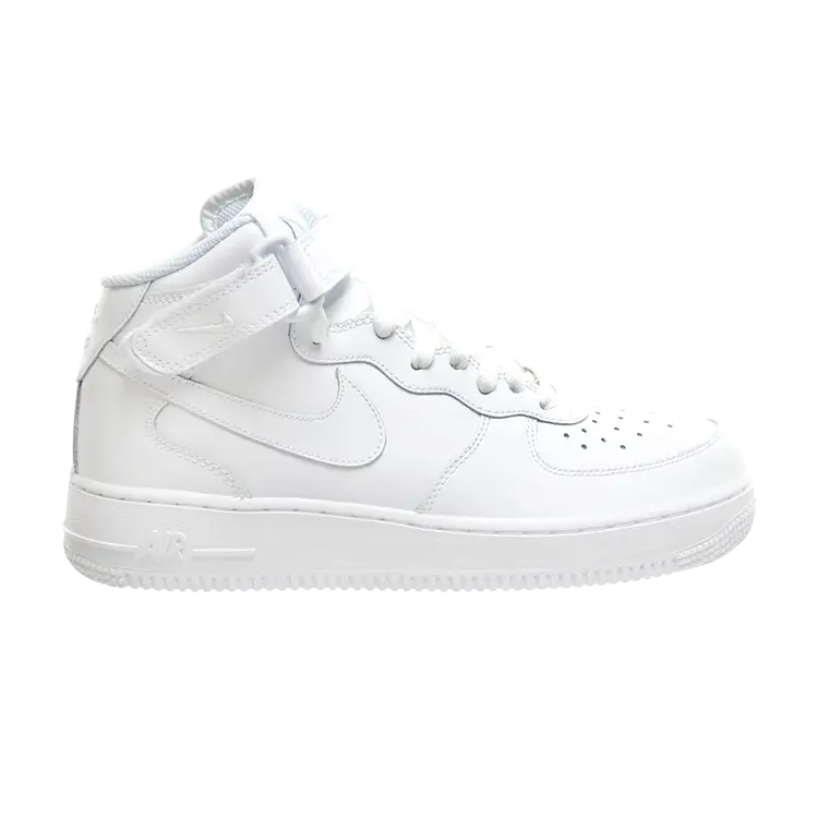 

Кроссовки Nike Air Force 1 Mid GS 'White', белый