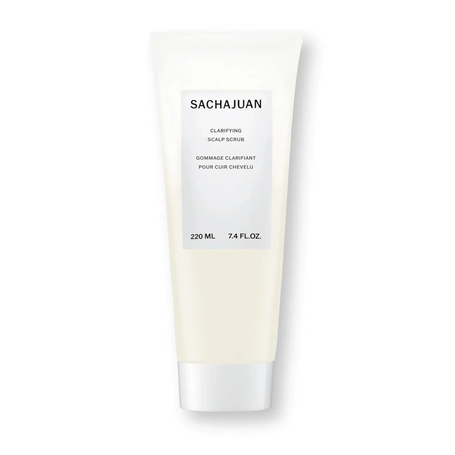 SACHAJUAN Clarifying Scalp Scrub, сахарный скраб для очищения кожи головы от загрязнений и контроля жирности, поддерживает баланс микробиома и здоровье корней, веганский и без сульфатов, 220 мл 219 мл, Clear