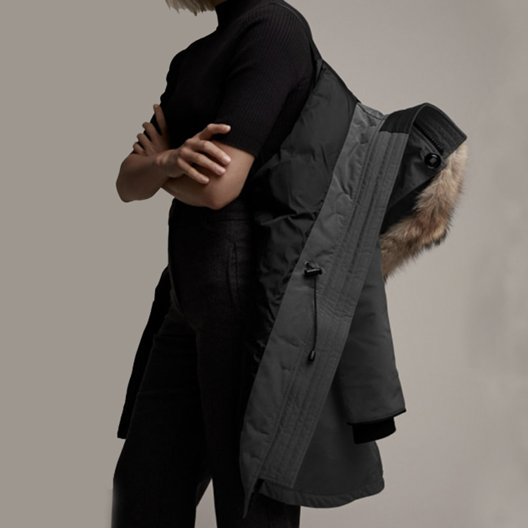 Куртка пуховая зимняя Rossclair Series женская Graphite Canada Goose — фото 3
