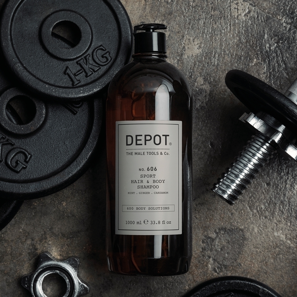 Depot № 606 Спортивный шампунь для волос и тела, 1000 мл — фото 2