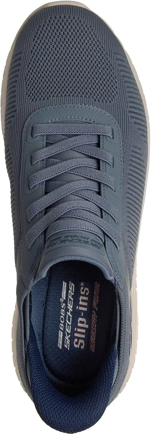 Мужские кроссовки Skechers Bob Square Chaos, Silver Light Brown — фото 3