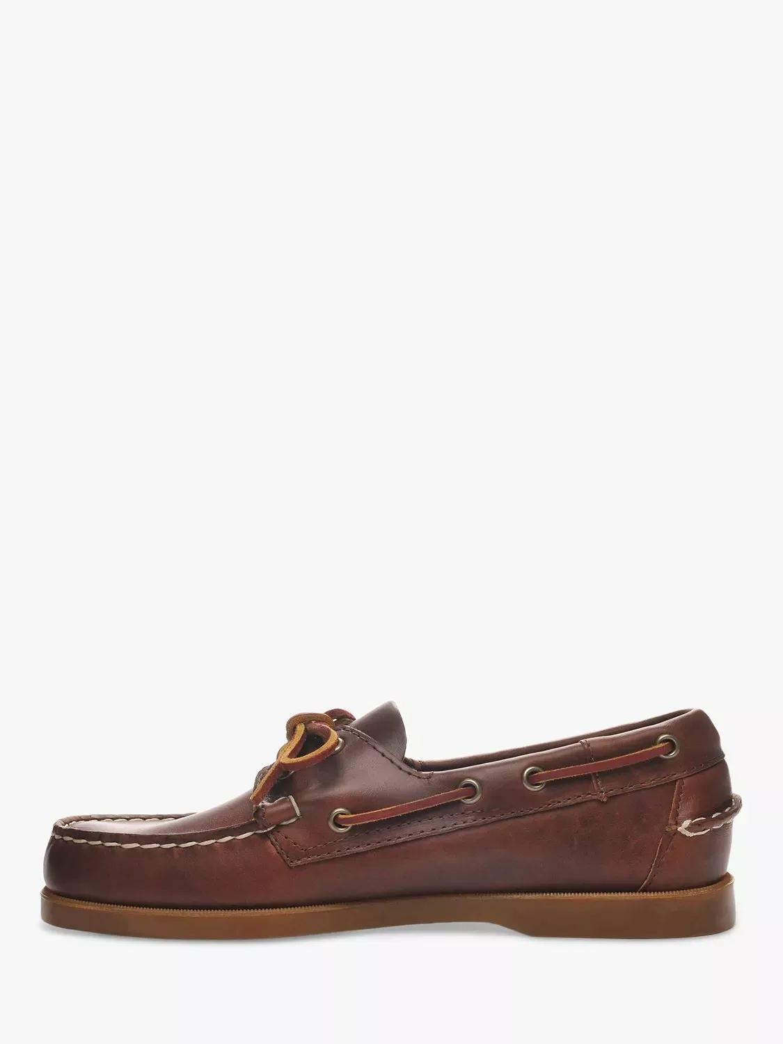 Кожаные лодочные туфли Docksides, коричнево-медового цвета Sebago — фото 3
