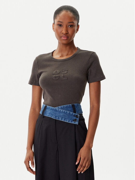 

Футболка regular fit Praga 25WWTK46 Desigual, серый