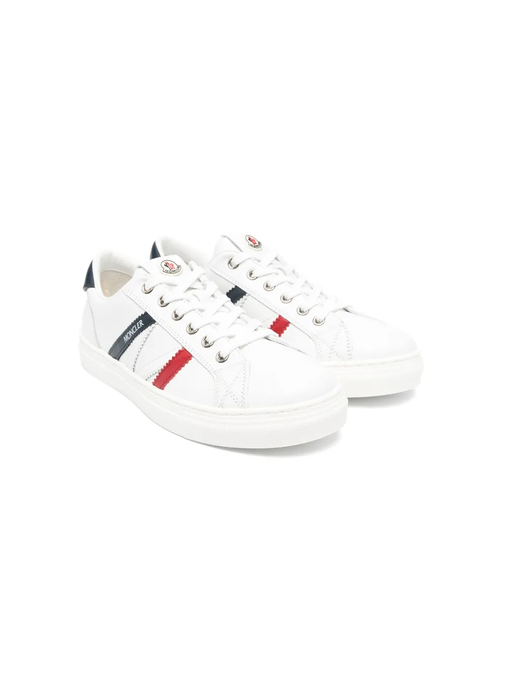 

Кроссовки с логотипом Moncler Enfant, белый