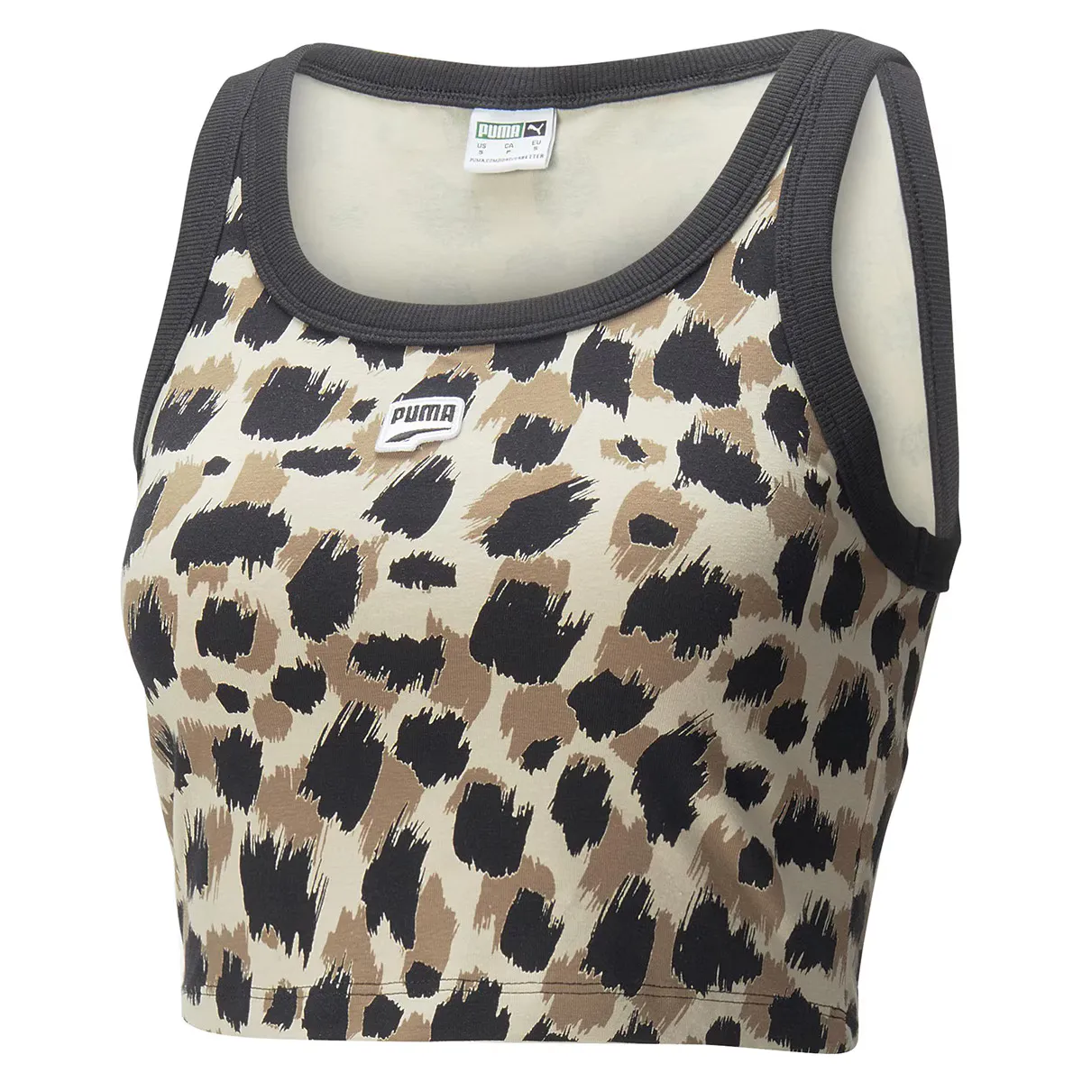 

Женская футболка Downtown Crop Top Puma x Cristina Pedroche, цвет Estampado