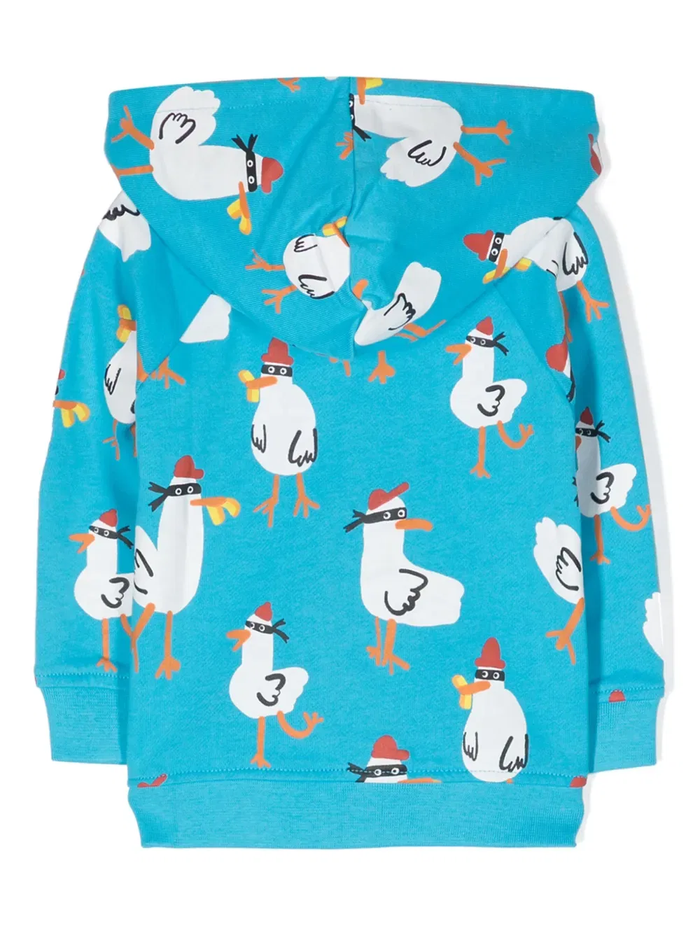 Хлопковая толстовка «Бандит-чайка» Stella Mccartney Kids, синий — фото 2