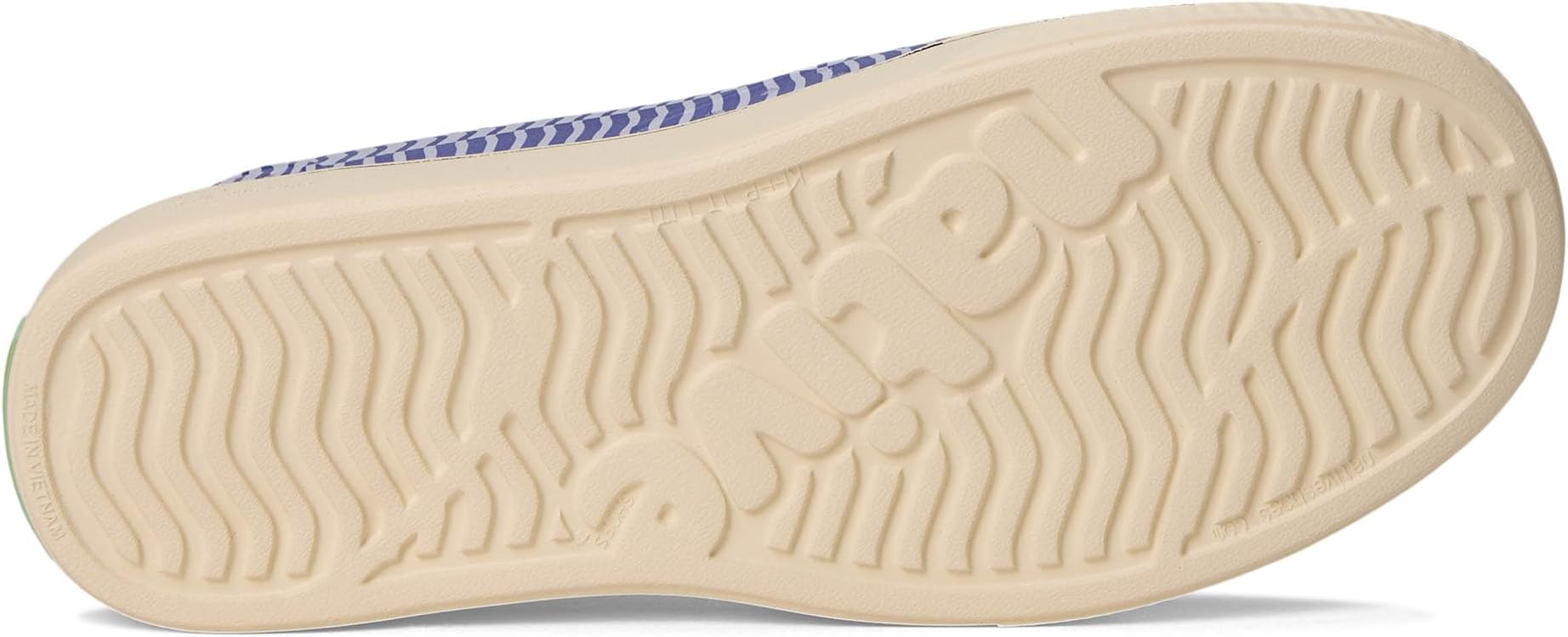 Лоферы Unisex Native Shoes Miles Bloom Wanderfoam Print, Future Purple/Bone White/Ink Wiggle Stripe — фото 3