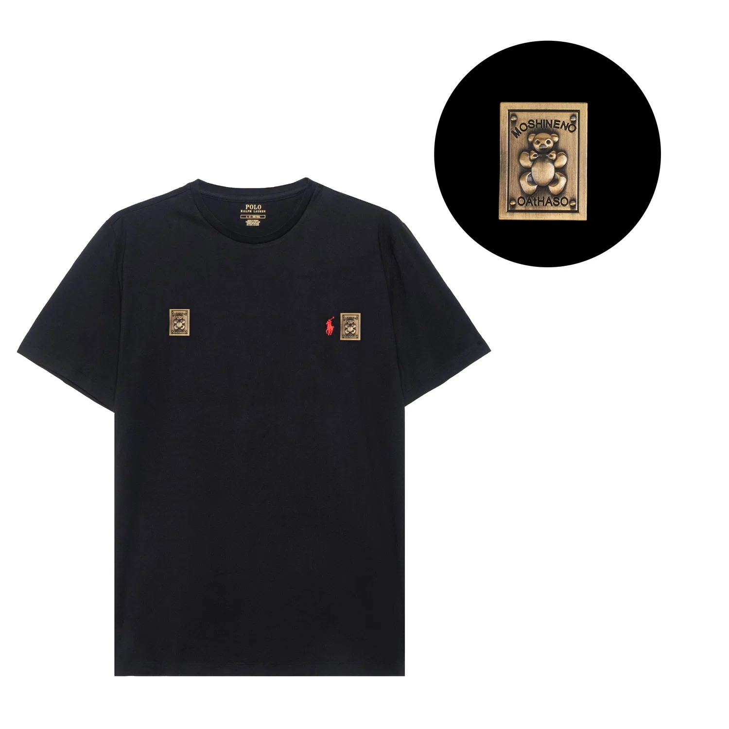 Футболка с принтом Polo Ralph Lauren Bear Hug Moon — фото 4