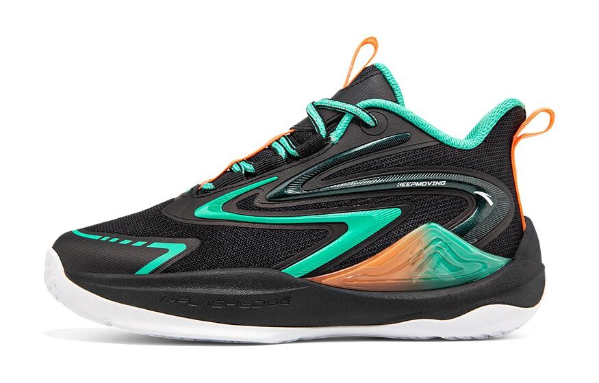 

Детские баскетбольные кроссовки GS Mid-top черные/зеленые Anta Kids