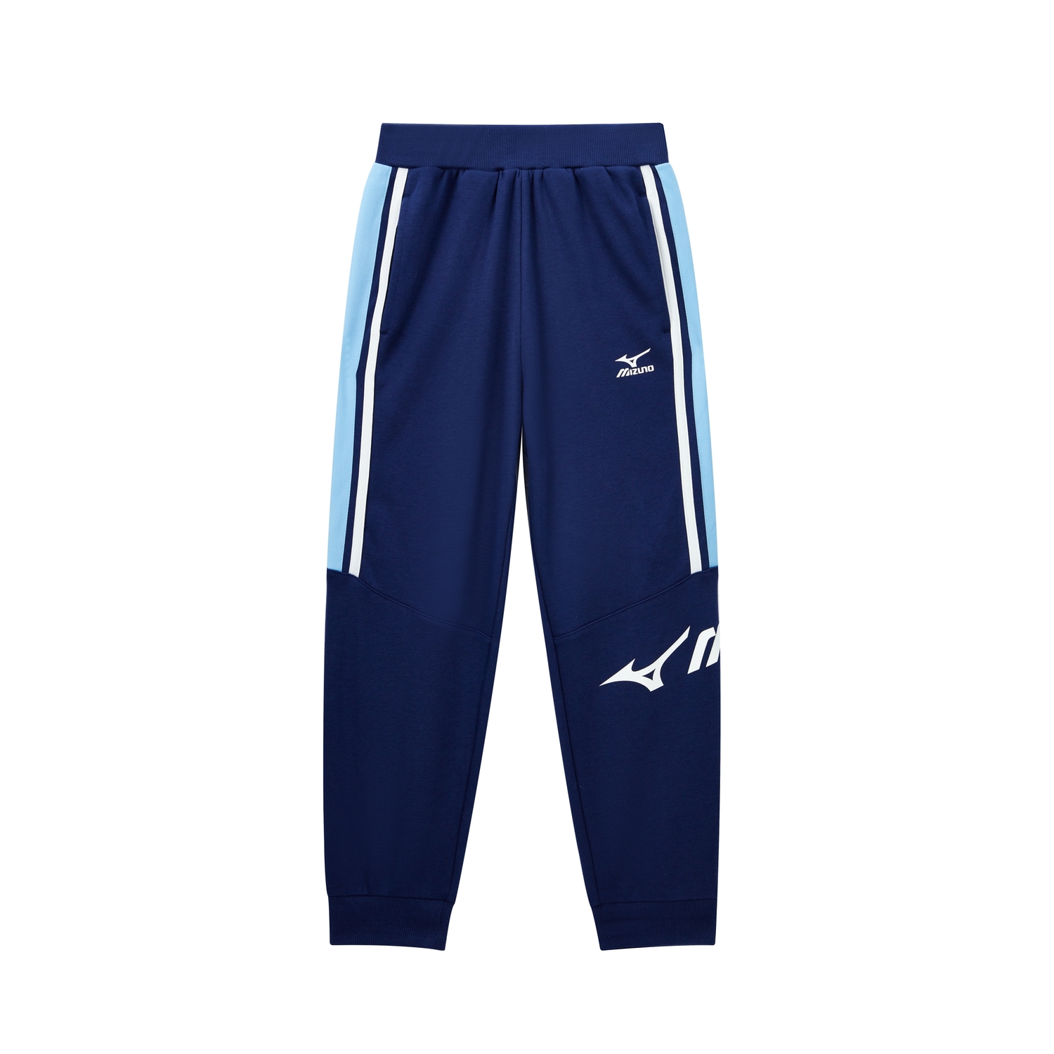 Вязаные спортивные штаны для детей Mizuno, серый — фото 3