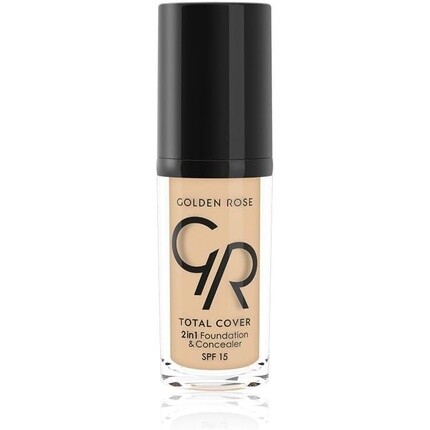 

Golden Rose Total Cover 2 в 1 Тональный крем и консилер SPF15 01 Фарфор