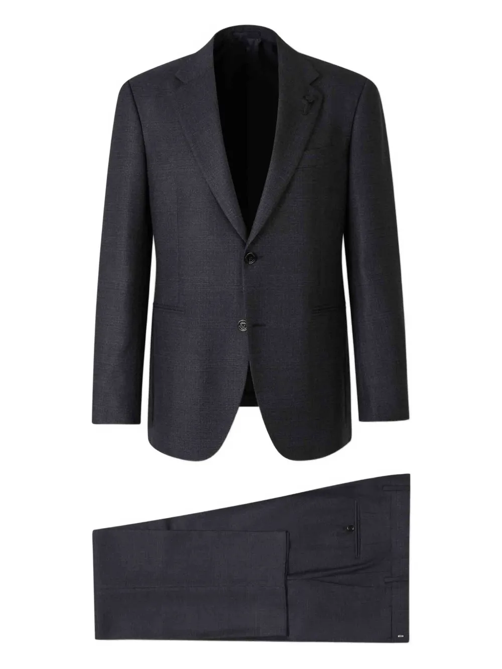 

Костюм в фактурную клетку Lardini, синий