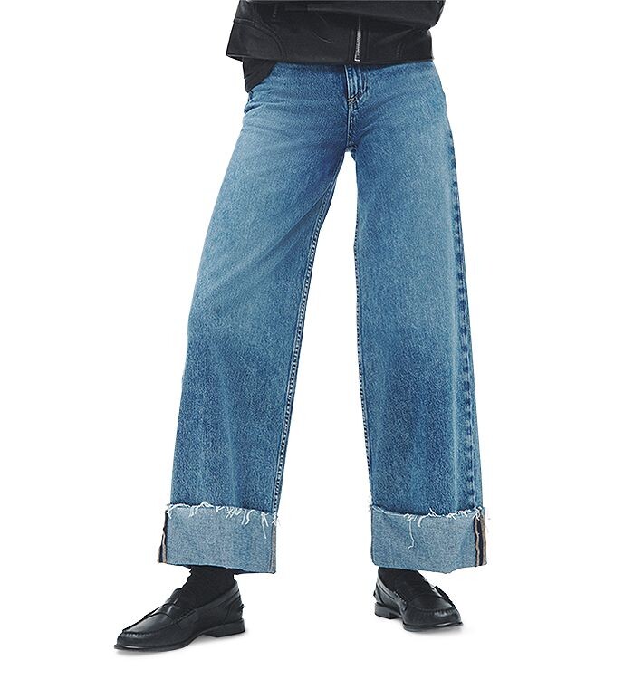 

Укороченные джинсы Sofie с высокой посадкой rag &bone цвета Pebbles rag & bone, синий