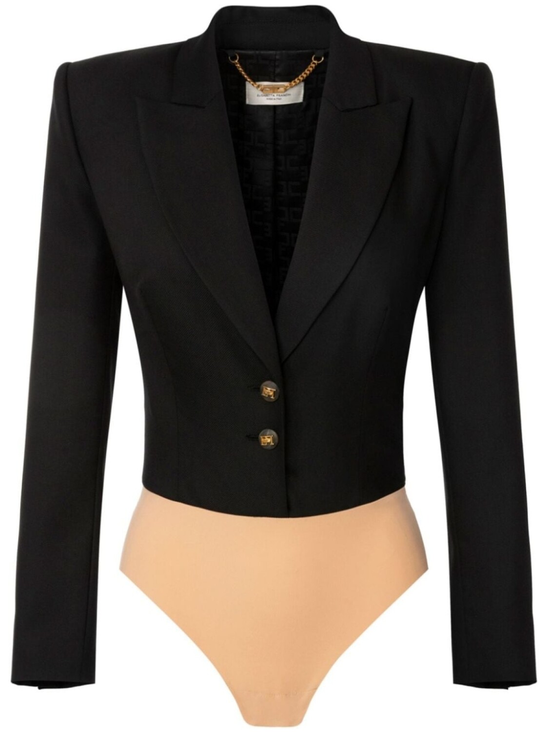

Elisabetta Franchi боди-блейзер с длинными рукавами, черный