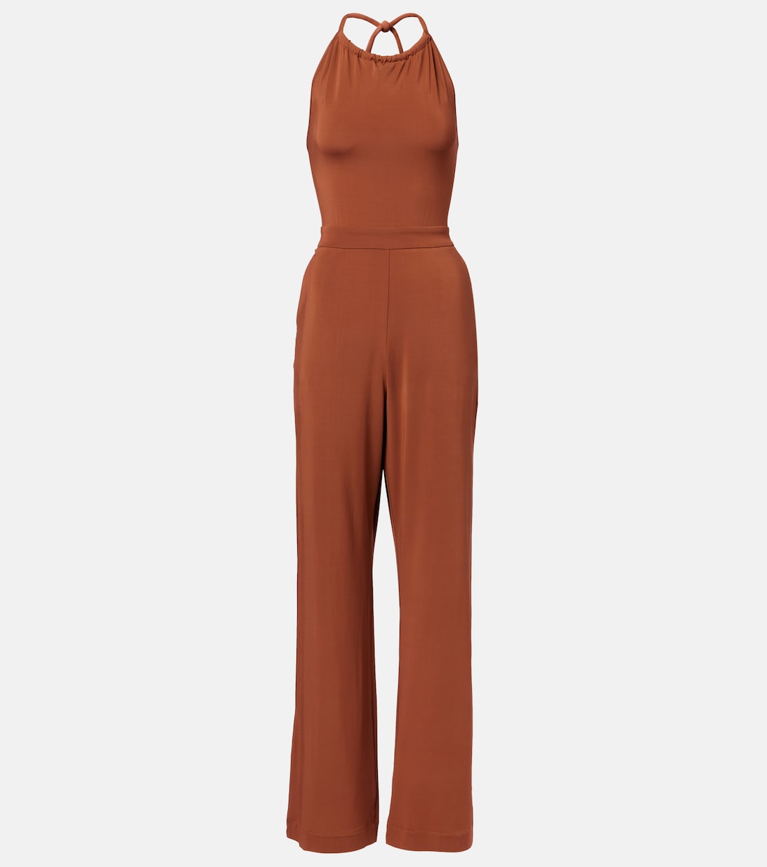 

Пляжный комбинезон Parsec с халтернеем Max Mara, Cacao