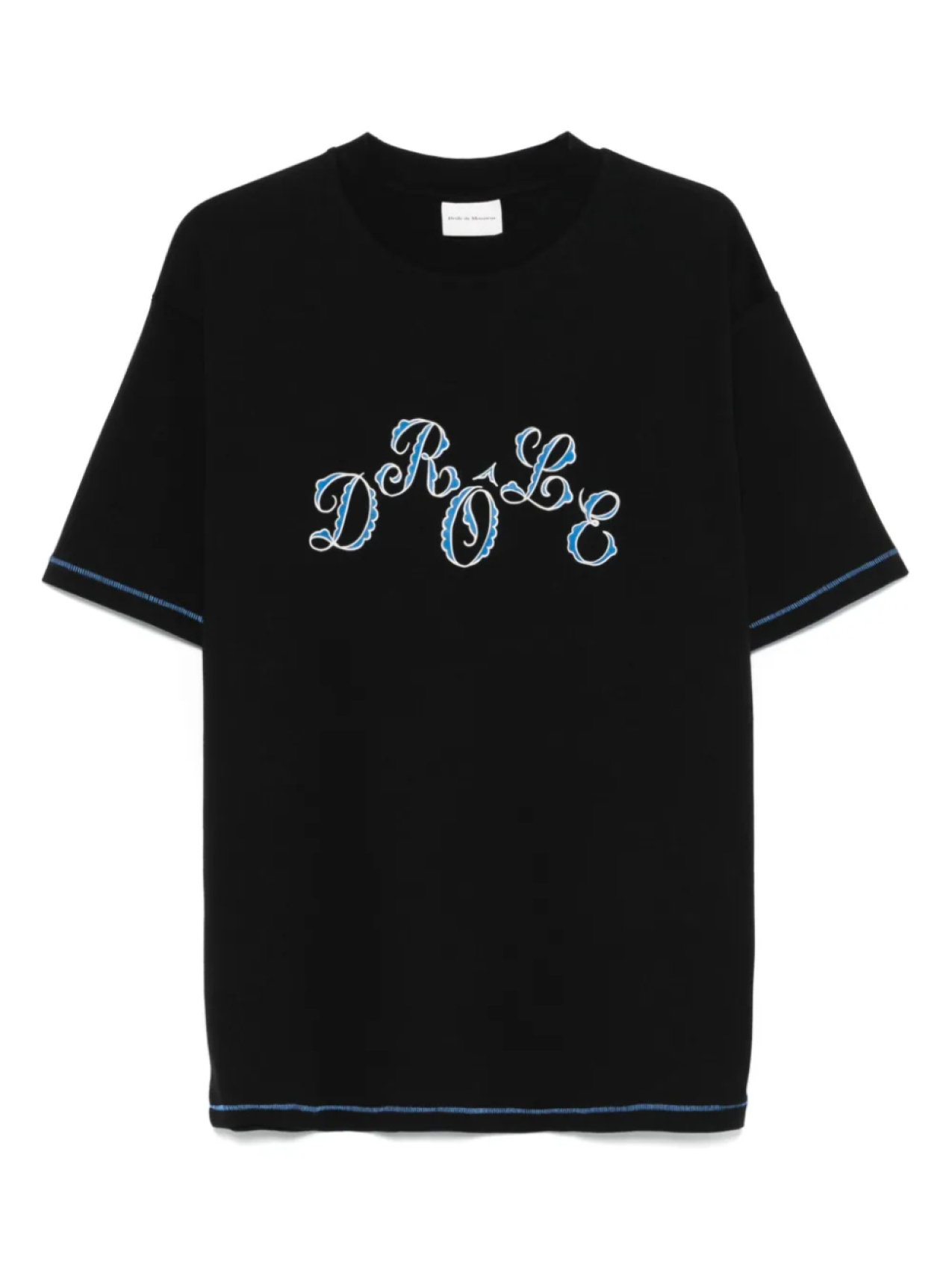 

Футболка с логотипом Drôle De Monsieur, черный