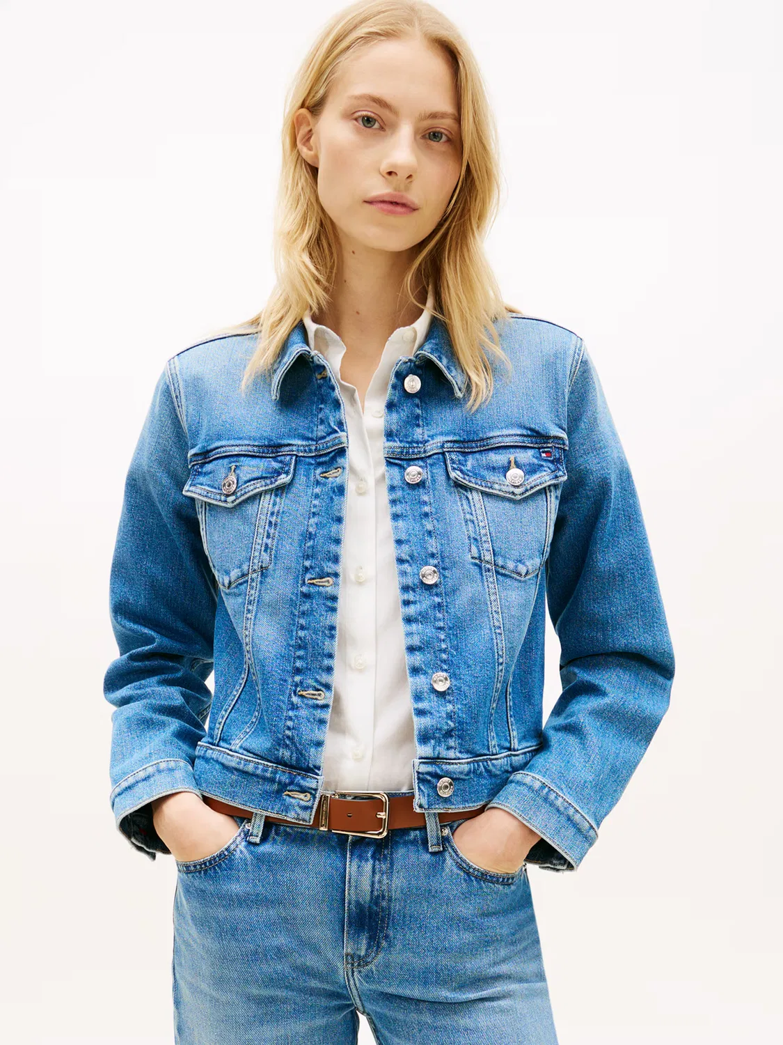 Куртка межсезонья Tommy Hilfiger, Blue Denim — фото 3