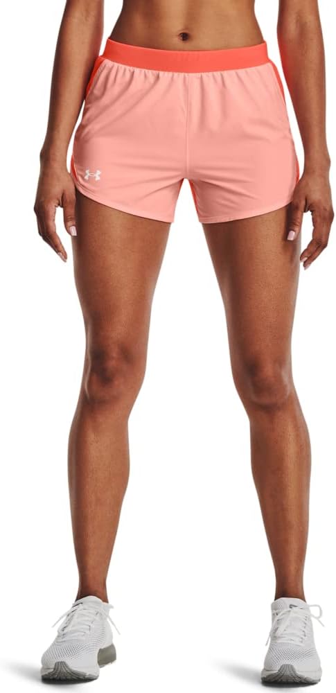 

Женские беговые шорты Under Armour Fly by 2.0, Pink Sands (981)/Reflective