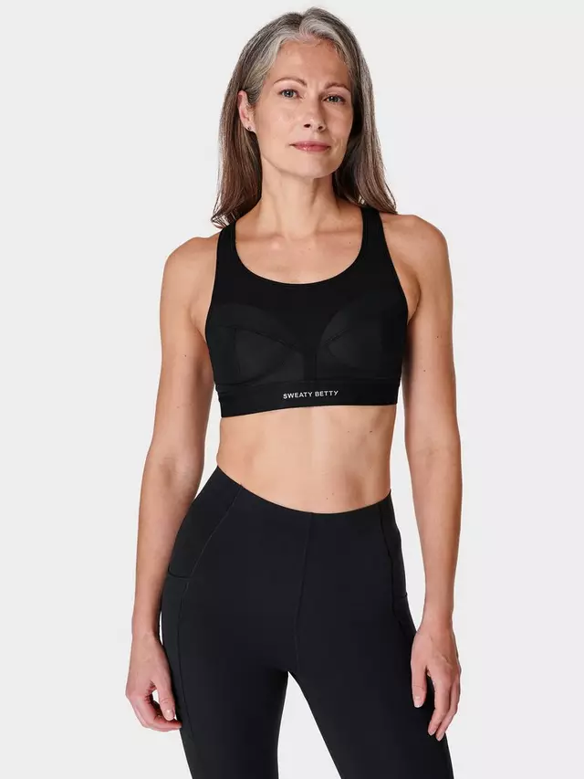 

Спортивный бюстгальтер Sweaty Betty Power Pro Racerback Running, черный