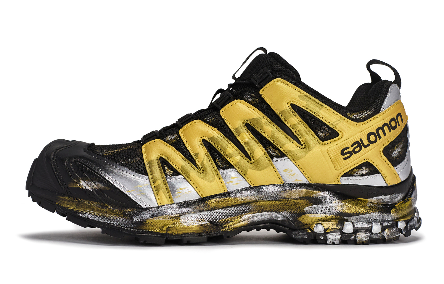 

SALOMON XA PRO 3D LA YAUTE дышащие кроссовки для бега низкие Unisex Black Gold Silver