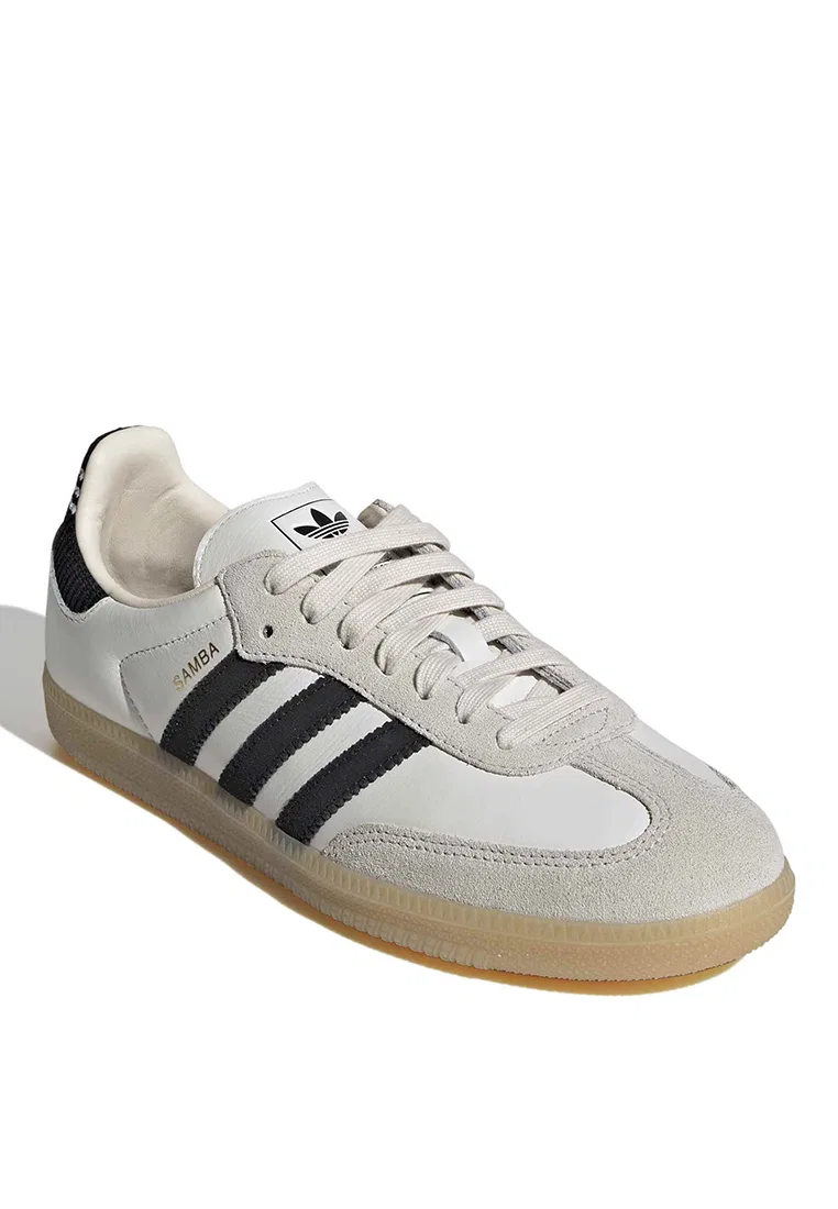 Кроссовки, низкие, Samba OG, Adidas, белый/черный — фото 2