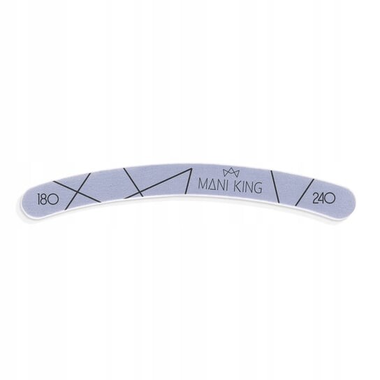 

Пилочка для ногтей Mani King Банан 180/240, ManiKing