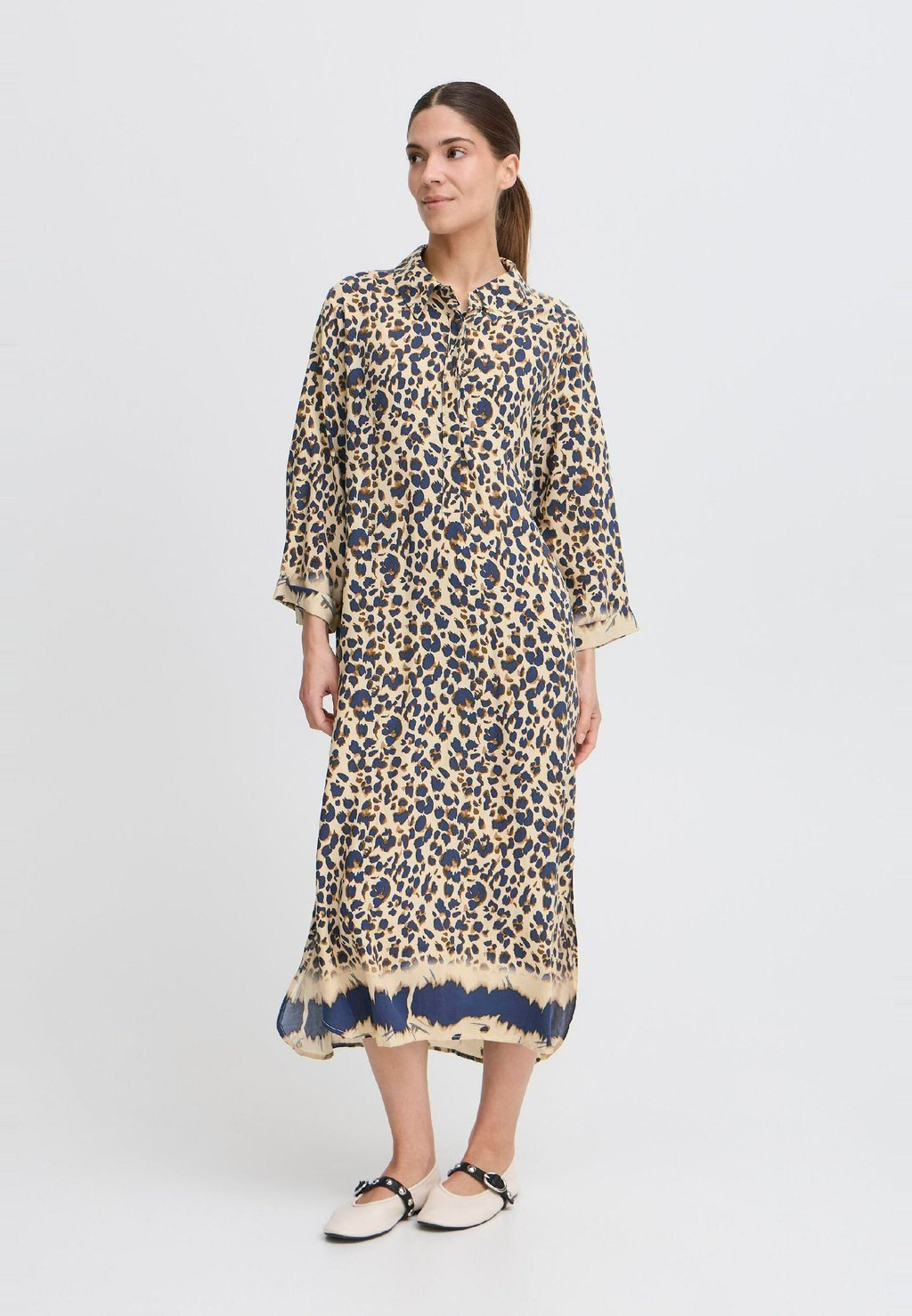 

Платье-рубашка PZGLORIA PULZ, коричневый