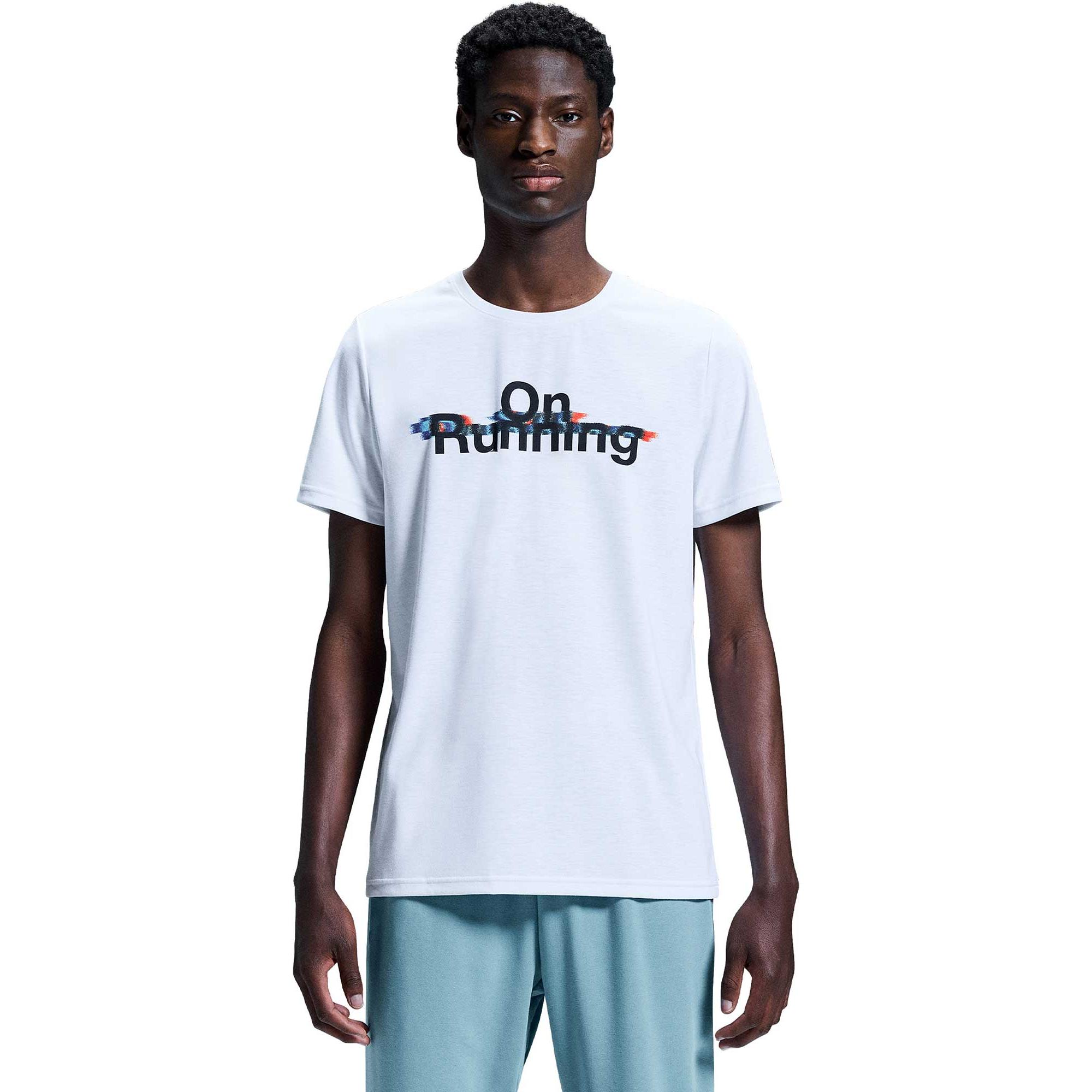 

Мужская футболка Run-T с графическим принтом On, White, Белый, Мужская футболка Run-T с графическим принтом On, White