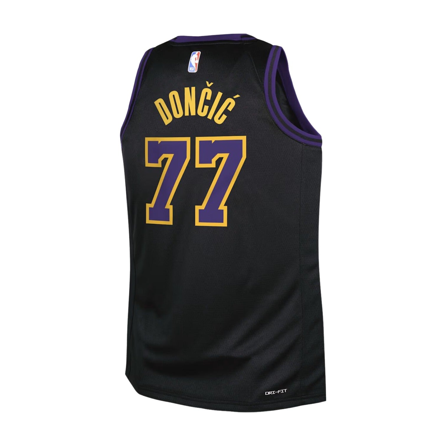 (GS) Nike Luka Dončić Los Angeles Lakers City Edition Swingman Jersey 'Black' — фото 2