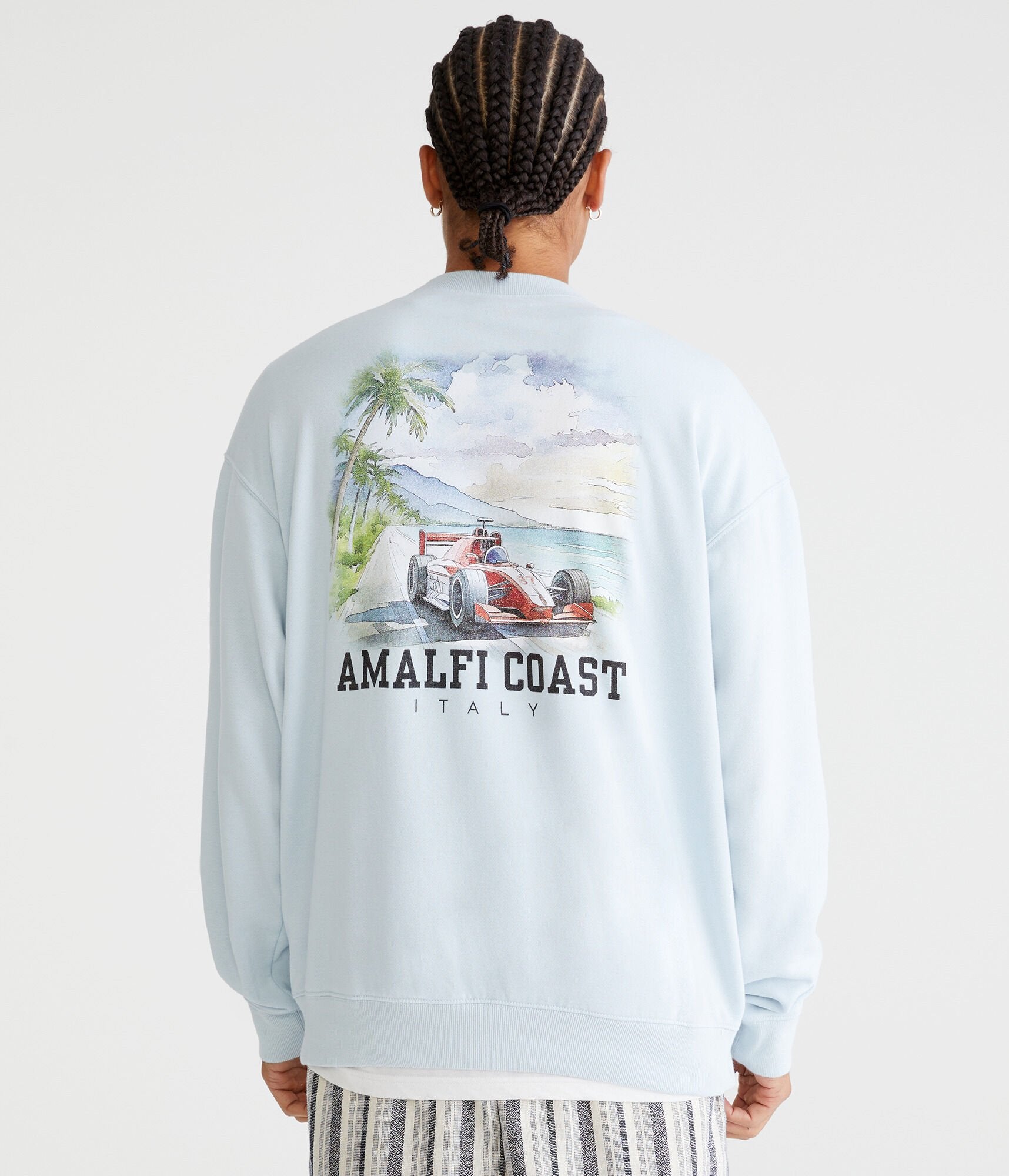 

Толстовка Aeropostale Amalfi Coast Crew, светло-голубой