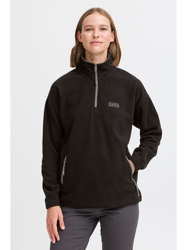 

Толстовка Oxmo Troyer OXMATSINE 21301267ME Pullover mit Troyerkragen, черный