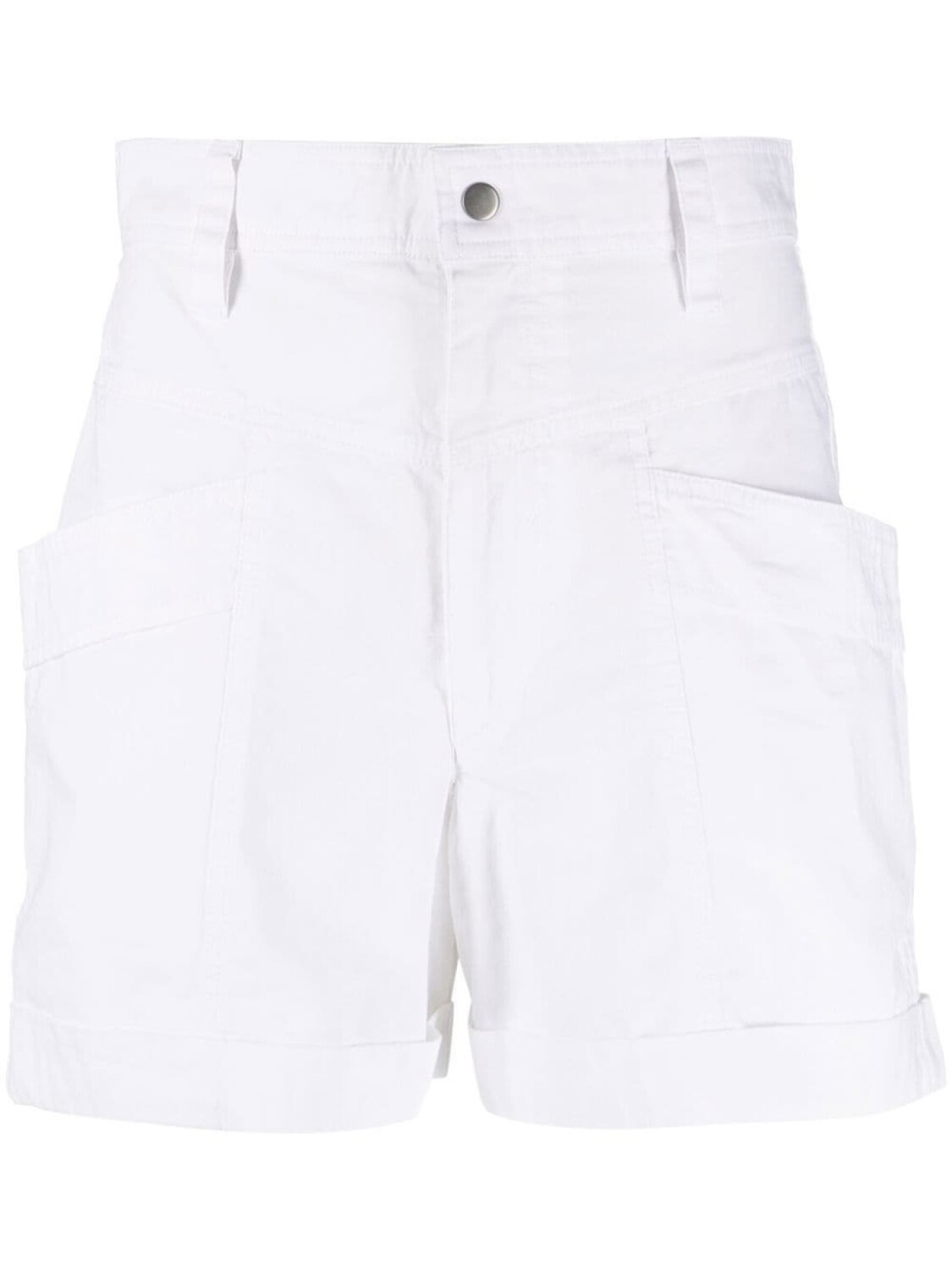 

Marant Étoile короткие шорты с завышенной талией, белый