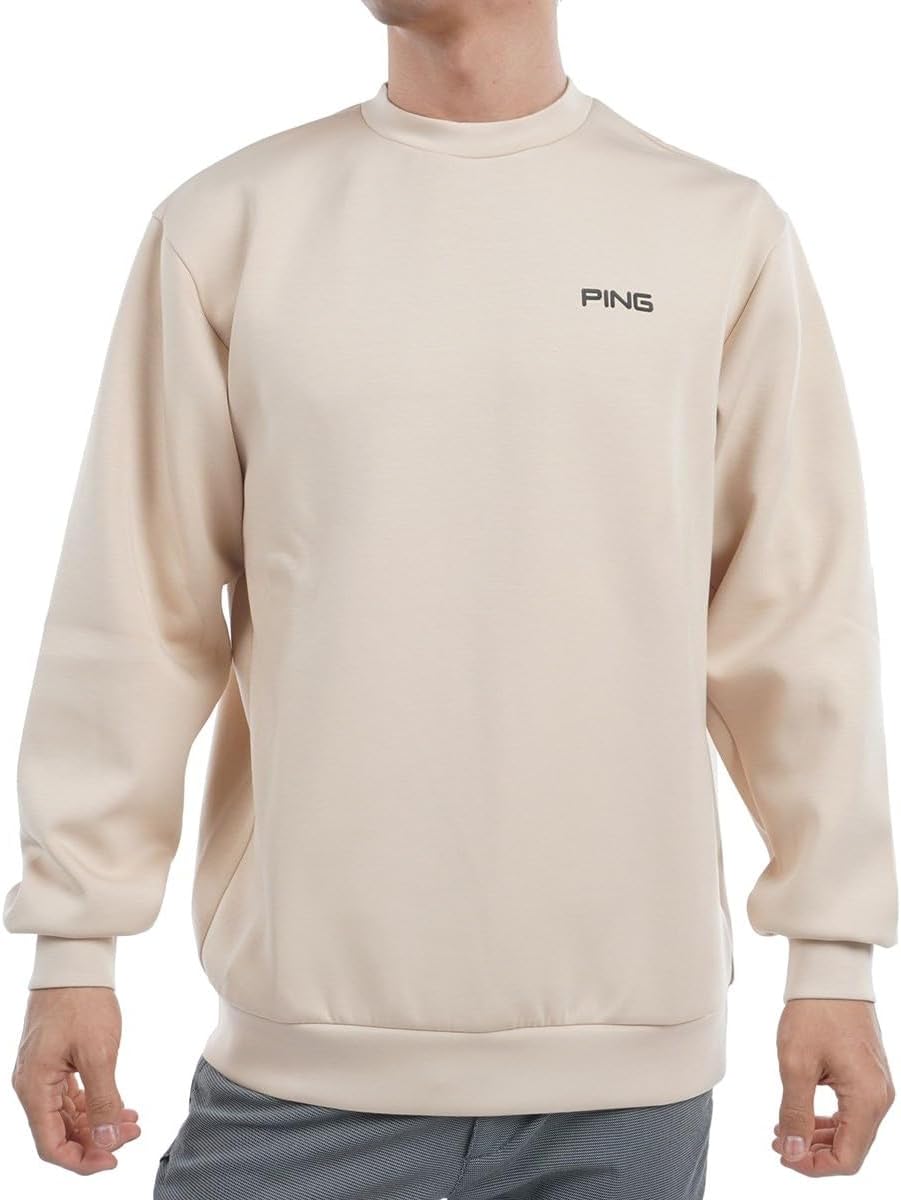 

Мужская толстовка Ping с круглым вырезом (подходит для игры в гольф) / 621-4262805, бежевый