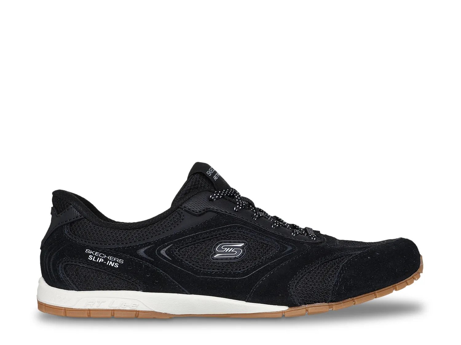 Кроссовки Skechers Hands Free Slip-ins Retro Lite Sneaker, черный/белый — фото 2