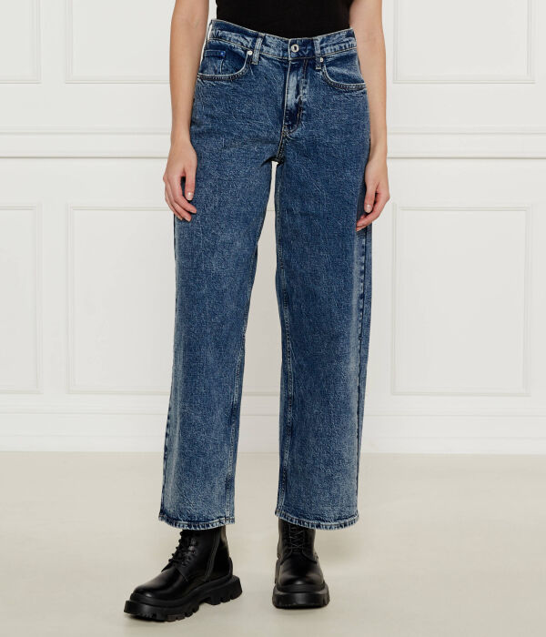 

Джинсы женские Karl Lagerfeld Jeans широкого кроя, синий