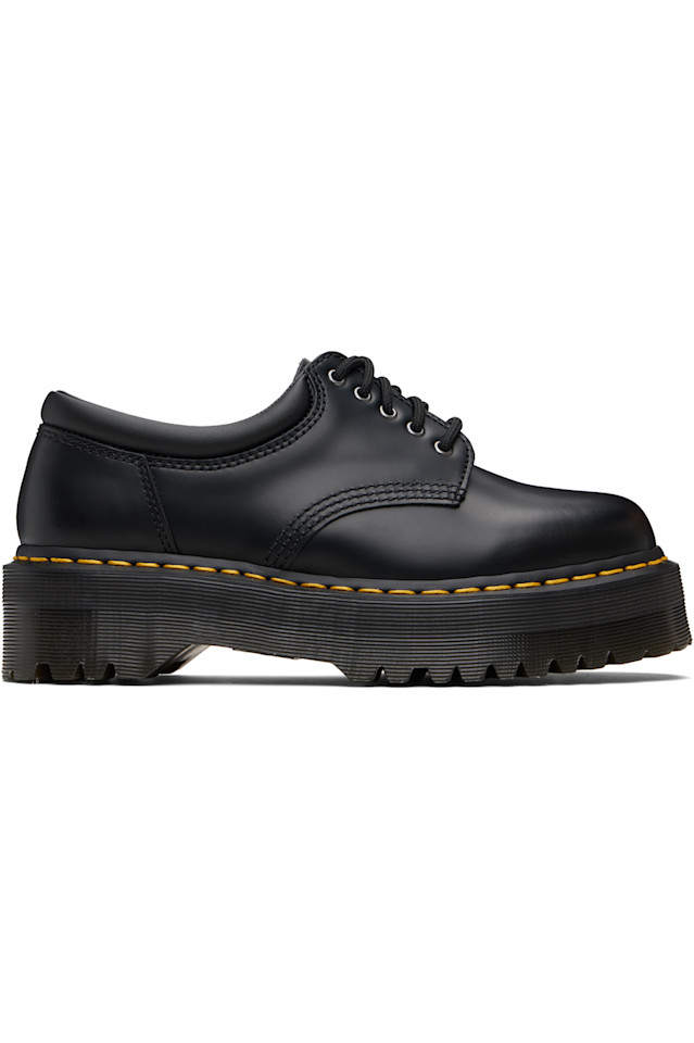 

Dr. Martens Черные кожаные повседневные дерби на платформе 8053