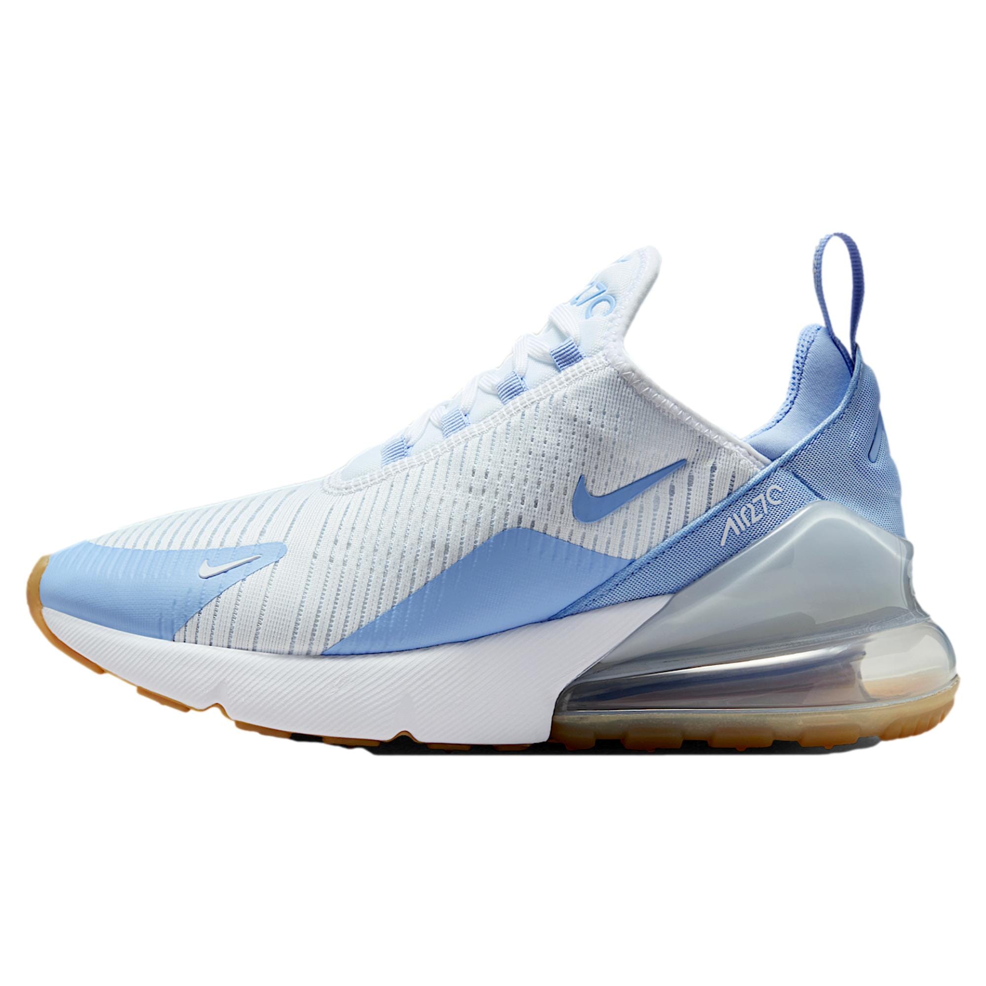 Женские кроссовки Nike Air Max 270 White / Aluminum - Blue Tint HJ3222-103