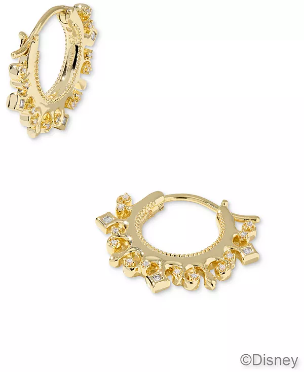 

Серьги-Хагге из 14-каратного золота и латуни от Disney Princess Kendra Scott, gold