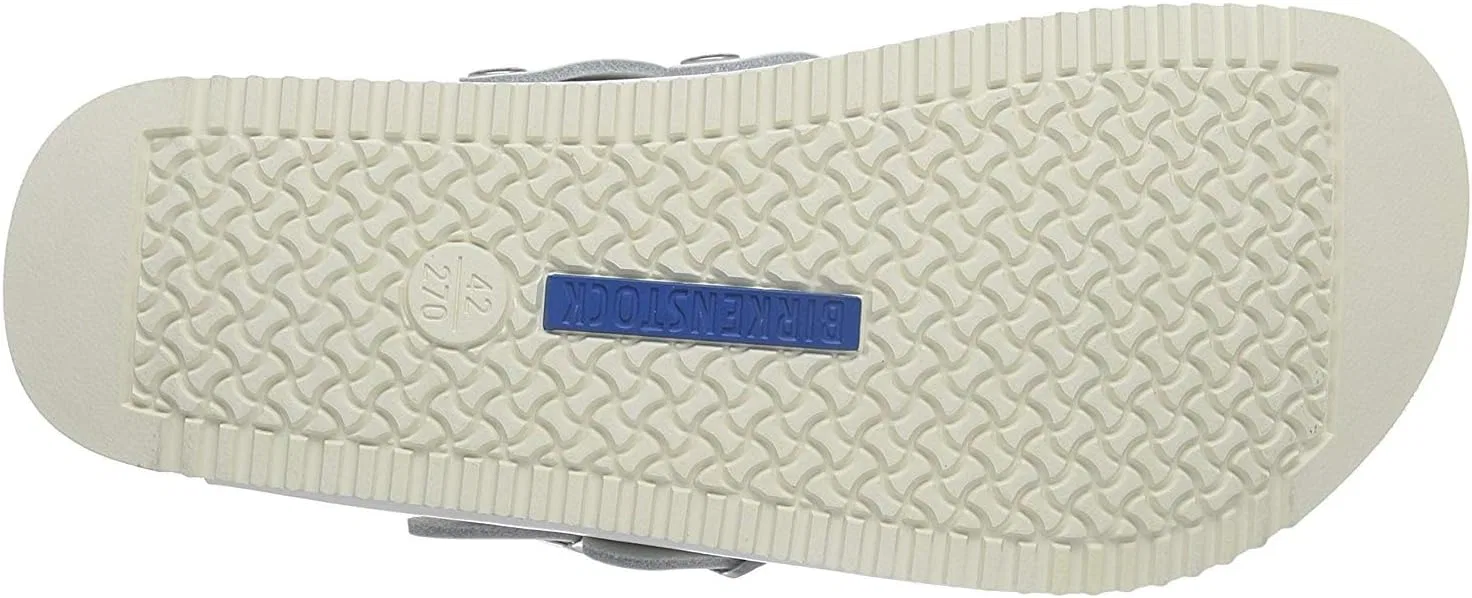 Мужские кожаные сабо Birkenstock Professional Kay с мягкой стелькой, White — фото 4