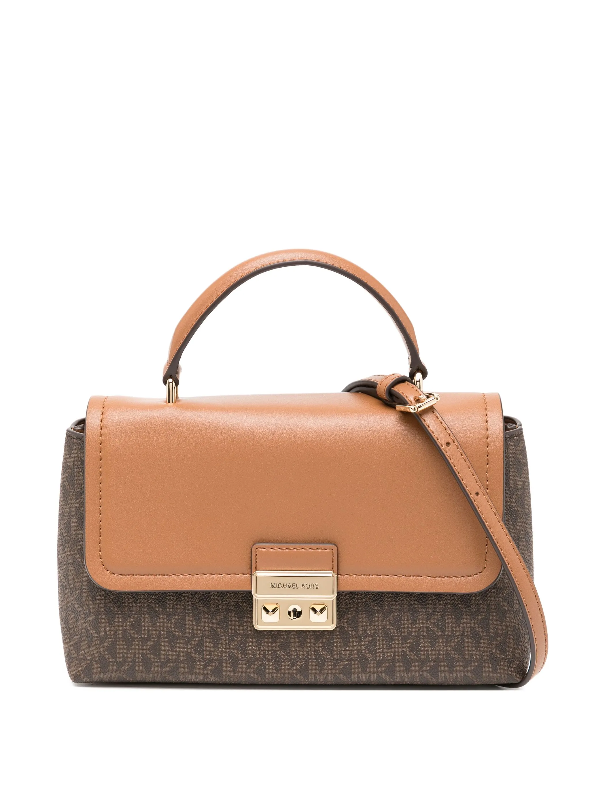 

Сумка через плечо с монограммой Michael Kors, коричневый