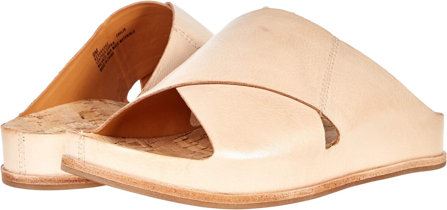 Сандалии на плоской подошве Tutsi Cross Band Kork-Ease, цвет Natural