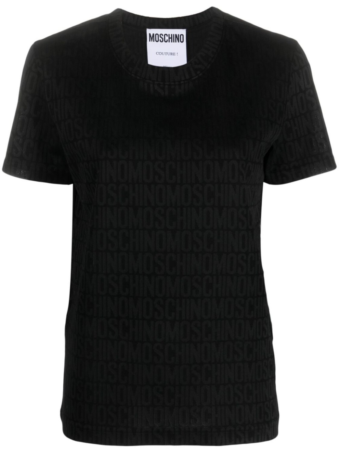 

Moschino футболка с логотипом, черный